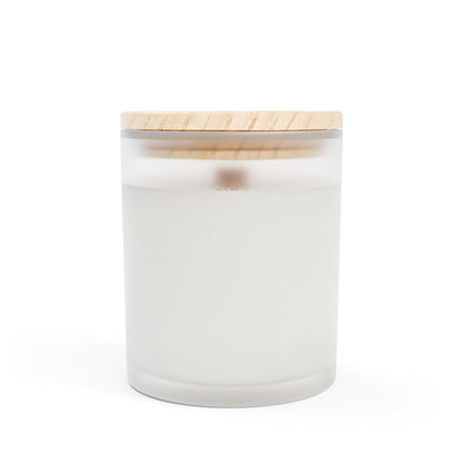 Frosted Glass Candle, 11oz