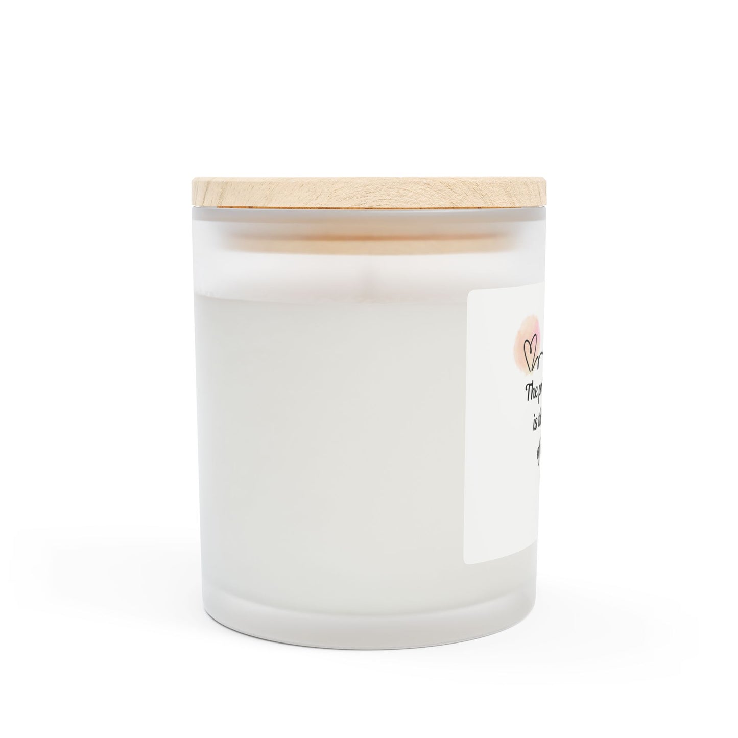 Frosted Glass Candle, 11oz